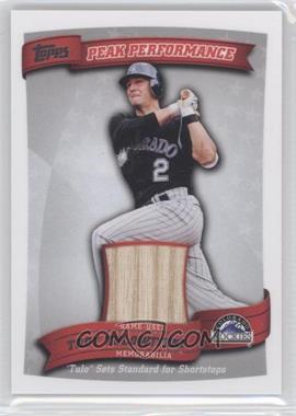 2010 Topps - Peak Performance Relics Series 2 #PPR-TT - Troy Tulowitzki