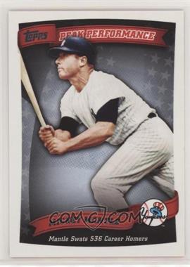 2010 Topps - Peak Performance #PP-18 - Mickey Mantle