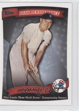 2010 Topps - Peak Performance #PP-28 - Johnny Mize