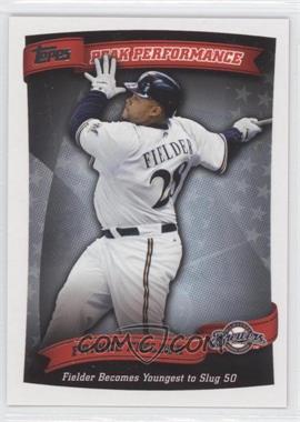 2010 Topps - Peak Performance #PP-30 - Prince Fielder