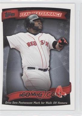 2010 Topps - Peak Performance #PP-38 - David Ortiz