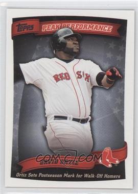 2010 Topps - Peak Performance #PP-38 - David Ortiz