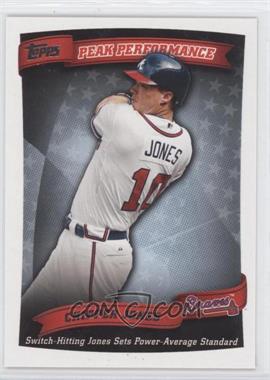 2010 Topps - Peak Performance #PP-39 - Chipper Jones