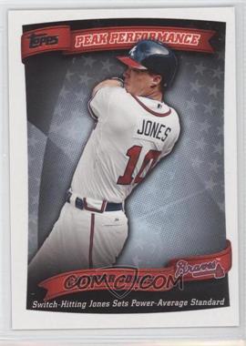 2010 Topps - Peak Performance #PP-39 - Chipper Jones