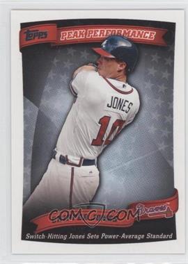 2010 Topps - Peak Performance #PP-39 - Chipper Jones