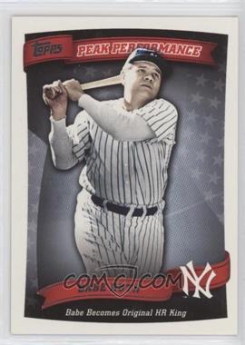 2010 Topps - Peak Performance #PP-5 - Babe Ruth [EX to NM]