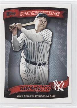 2010 Topps - Peak Performance #PP-5 - Babe Ruth