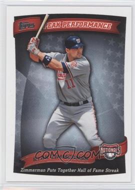 2010 Topps - Peak Performance #PP-69 - Ryan Zimmerman