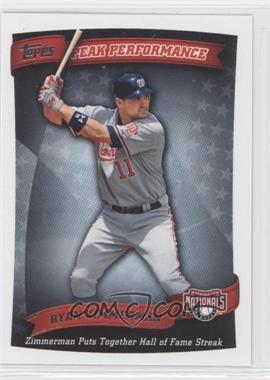 2010 Topps - Peak Performance #PP-69 - Ryan Zimmerman