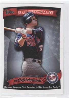 2010 Topps - Peak Performance #PP-8 - Justin Morneau