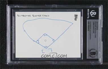2010 Topps - Player Sketch Cards #_FAMA - Fabio Martinez /1 [BGS Authentic]