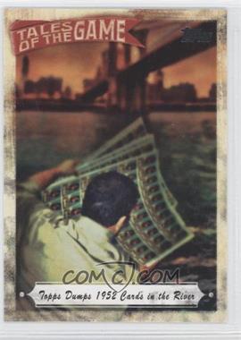 2010 Topps - Tales of the Game #TOG-4 - Topps Dumps 1952 Cards in the River