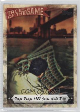 2010 Topps - Tales of the Game #TOG-4 - Topps Dumps 1952 Cards in the River