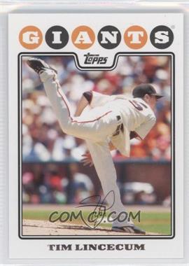 2010 Topps - The Cards Your Mom Threw Out - Original Back #165.2 - Tim Lincecum