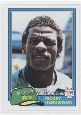 2010 Topps - The Cards Your Mom Threw Out - Original Back #261 - Rickey Henderson