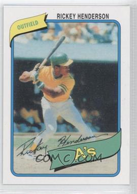 2010 Topps - The Cards Your Mom Threw Out - Original Back #482.1 - Rickey Henderson