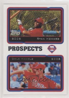 2010 Topps - The Cards Your Mom Threw Out - Original Back #689 - Ryan Howard, Cole Hamels