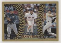 1998 All-Topps Shortstops (Alex Rodriguez, Nomar Garciaparra, Derek Jeter) [EX&…