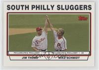 Jim Thome, Mike Schmidt