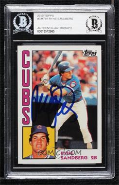 2010 Topps - The Cards Your Mom Threw Out #CMT91 - Ryne Sandberg [BAS BGS Authentic]