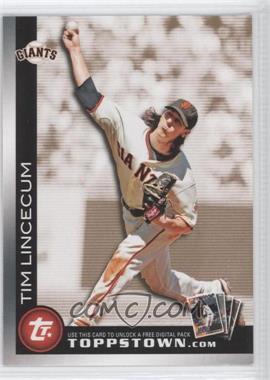 2010 Topps - Ticket to Toppstown - First Class Ticket #FCTTT10 - Tim Lincecum