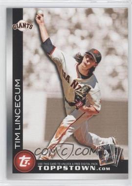 2010 Topps - Ticket to Toppstown - First Class Ticket #FCTTT10 - Tim Lincecum