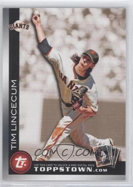 2010 Topps - Ticket to Toppstown - First Class Ticket #FCTTT10 - Tim Lincecum