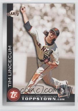 2010 Topps - Ticket to Toppstown - First Class Ticket #FCTTT10 - Tim Lincecum