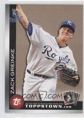 2010 Topps - Ticket to Toppstown - First Class Ticket #FCTTT8 - Zack Greinke