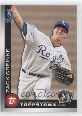 2010 Topps - Ticket to Toppstown - First Class Ticket #FCTTT8 - Zack Greinke