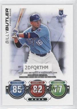 2010 Topps - Topps Attax Code Cards #_BIBU - Billy Butler