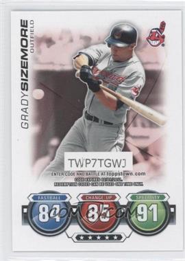 2010 Topps - Topps Attax Code Cards #_GRSI - Grady Sizemore
