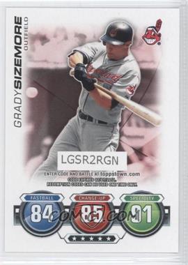2010 Topps - Topps Attax Code Cards #_GRSI - Grady Sizemore