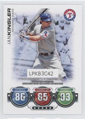 2010 Topps - Topps Attax Code Cards #_IAKI - Ian Kinsler