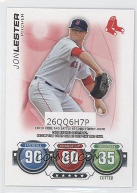 2010 Topps - Topps Attax Code Cards #_JOLE - Jon Lester