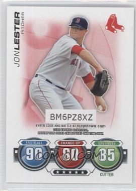 2010 Topps - Topps Attax Code Cards #_JOLE - Jon Lester