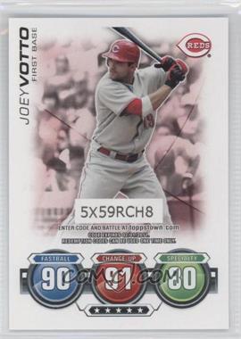 2010 Topps - Topps Attax Code Cards #_JOVO - Joey Votto