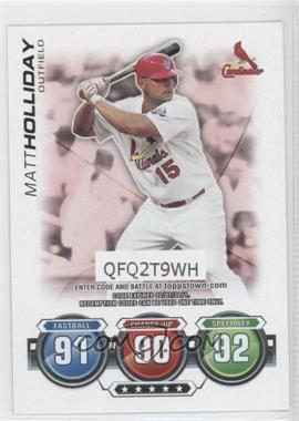 2010 Topps - Topps Attax Code Cards #_MAHO - Matt Holliday