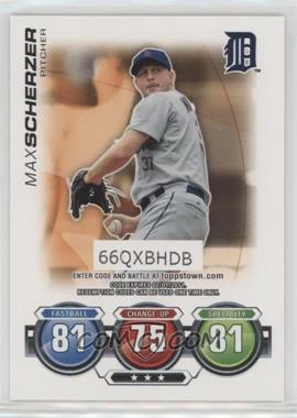 2010 Topps - Topps Attax Code Cards #_MASC - Max Scherzer