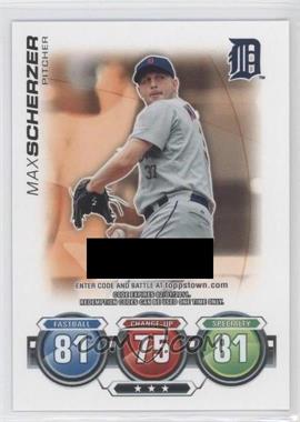 2010 Topps - Topps Attax Code Cards #_MASC - Max Scherzer