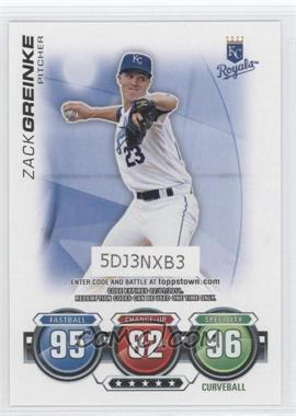 2010 Topps - Topps Attax Code Cards #_ZAGR - Zack Greinke