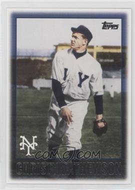 2010 Topps - Vintage Legends Collection #VLC-33 - Christy Mathewson