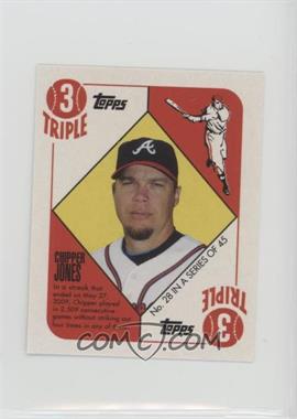 2010 Topps - Wal-Mart Blue Back #28 - Chipper Jones