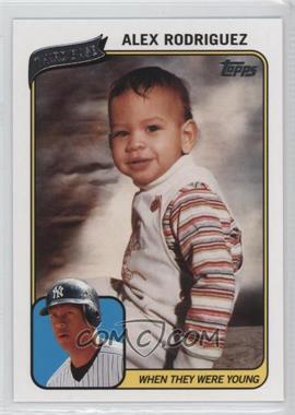 2010 Topps - When They Were Young #WTWYAR - Alex Rodriguez