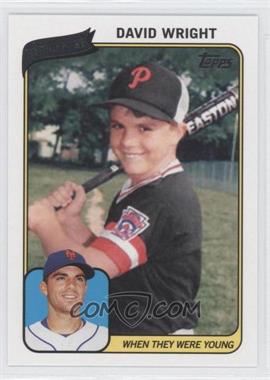 2010 Topps - When They Were Young #WTWYDW - David Wright