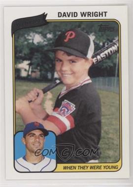 2010 Topps - When They Were Young #WTWYDW - David Wright