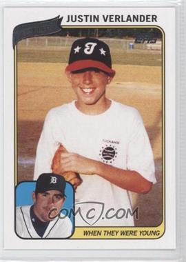 2010 Topps - When They Were Young #WTWYJV - Justin Verlander
