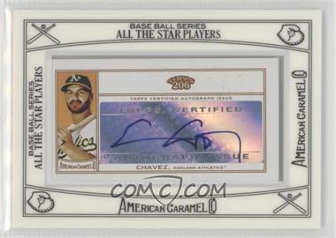 2010 Topps 206 - American Camel Autographs #ACA-EC - Eric Chavez