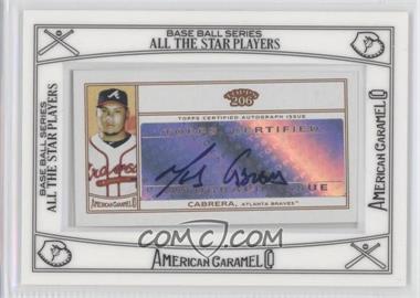 2010 Topps 206 - American Camel Autographs #ACA-MC - Melky Cabrera