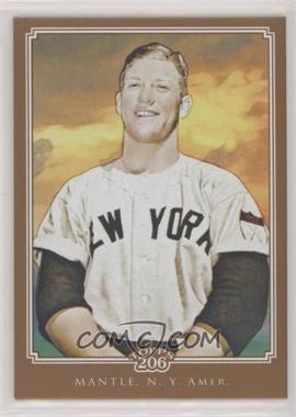 2010 Topps 206 - [Base] - Bronze #91 - Mickey Mantle